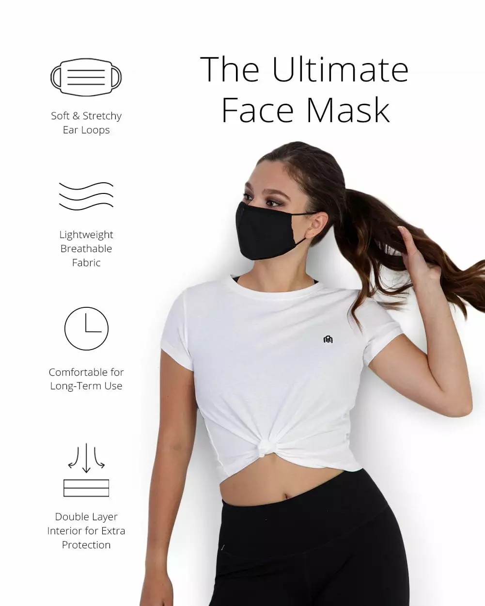 White Label Optical Illusion Face Mask Masks & Bandanas 5 White Label Optical Illusion Face Mask Masks & Bandanas