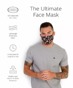 Fydelity Paint Splatter White Face Mask V2