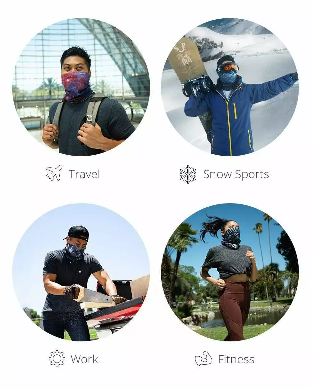 Kimtex Masks & Bandanas Purple Galaxy Seamless Mask Bandana 6 Kimtex Masks & Bandanas Purple Galaxy Seamless Mask Bandana