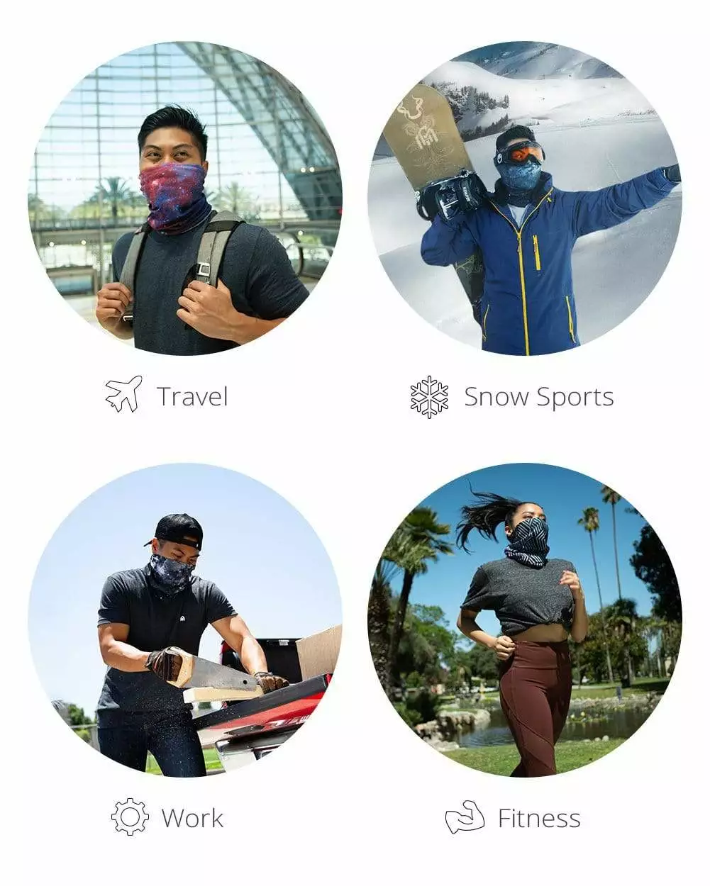 J.S. Industry Corp Masks & Bandanas Dark Camo Seamless Mask Bandana 5 J.S. Industry Corp Masks & Bandanas Dark Camo Seamless Mask Bandana