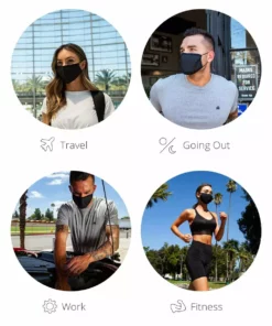 White Label Optical Illusion Face Mask Masks & Bandanas 10 White Label Optical Illusion Face Mask Masks & Bandanas