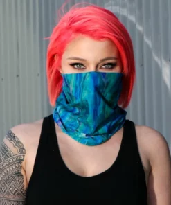 J.S. Industry Corp Acid Lagoon Seamless Mask Bandana Masks & Bandanas