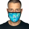 White Label Masks & Bandanas Acid Lagoon Face Mask