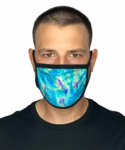 White Label Masks & Bandanas Acid Lagoon Face Mask