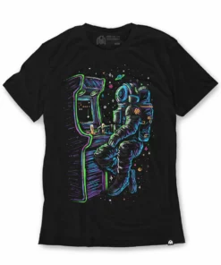 INTO THE AM Astro Arcade Glow-in-the-Dark Tee