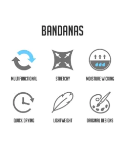 J.S. Industry Corp Masks & Bandanas Graffiti Seamless Mask Bandana