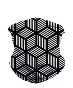 J.S. Industry Corp Masks & Bandanas Cubed Illusions Seamless Mask Bandana