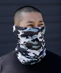 J.S. Industry Corp Masks & Bandanas Black Camo Seamless Mask Bandana