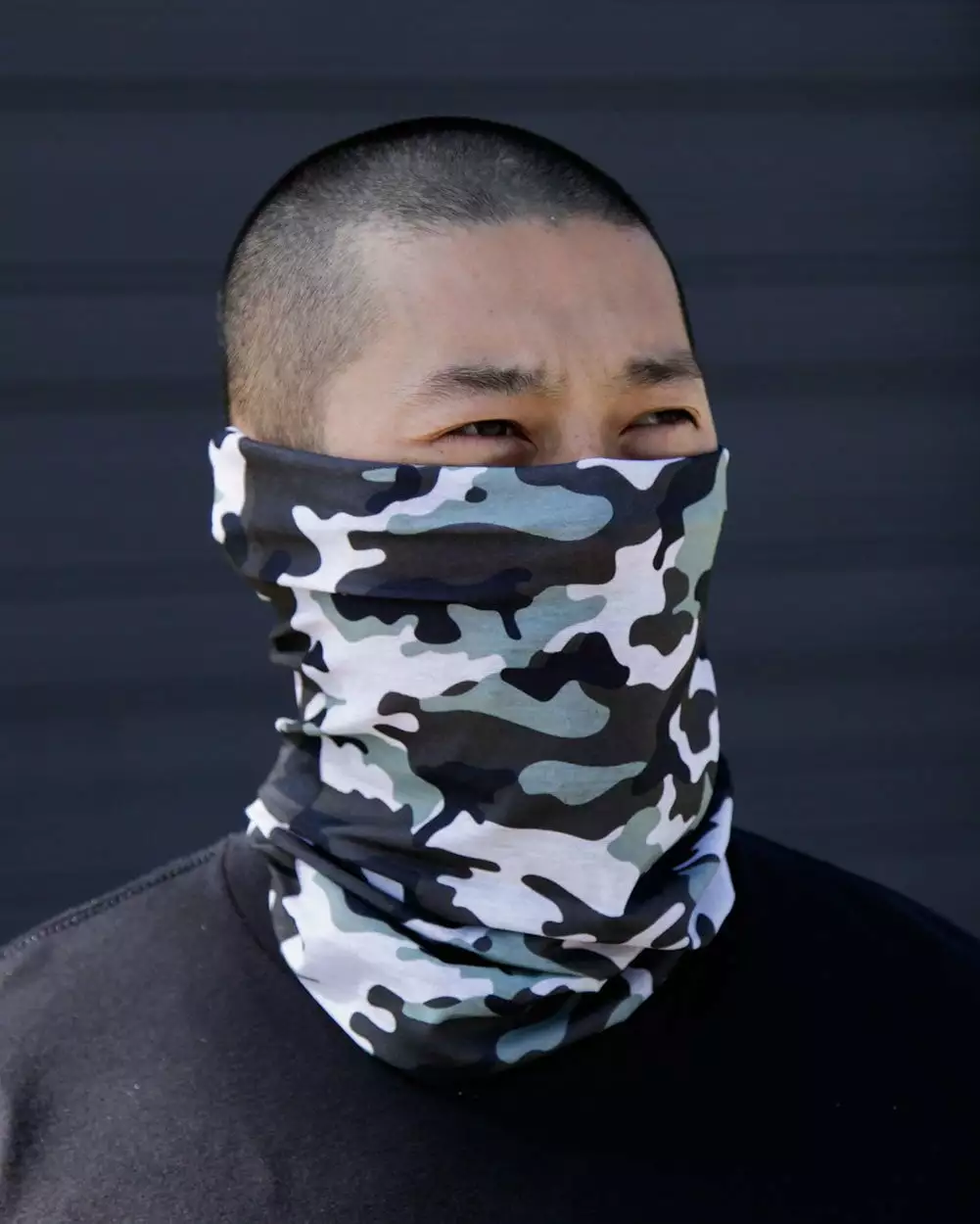 J.S. Industry Corp Masks & Bandanas Black Camo Seamless Mask Bandana 3 J.S. Industry Corp Masks & Bandanas Black Camo Seamless Mask Bandana