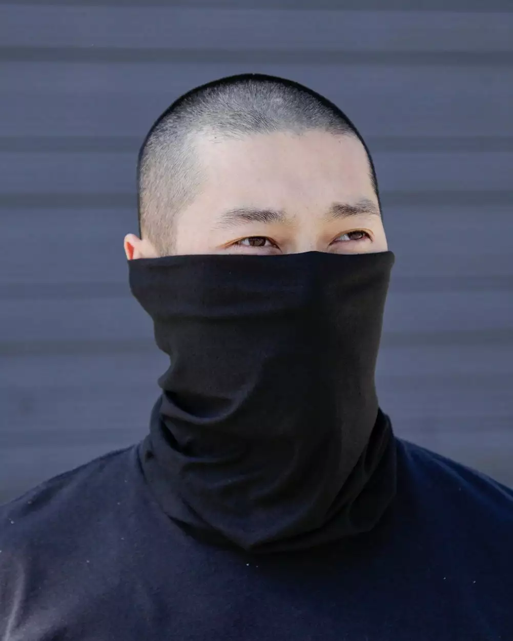 J.S. Industry Corp Masks & Bandanas Black Seamless Mask Bandana 3 J.S. Industry Corp Masks & Bandanas Black Seamless Mask Bandana