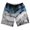 INTO THE AM Blue Tides Tie-Dye Shorts