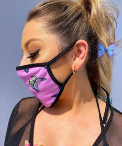 Nylon Masks & Bandanas Butterfly Groove Face Mask