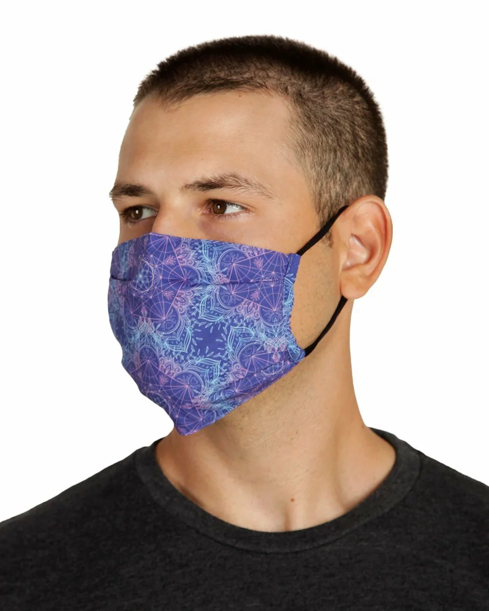 Fydelity Flower Of Life Adjustable Face Mask 4 Fydelity Flower Of Life Adjustable Face Mask