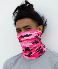 OhYes Pink Camo Seamless Mask Bandana Masks & Bandanas