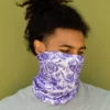 J.S. Industry Corp Masks & Bandanas Violet Roses Seamless Mask Bandana 2 J.S. Industry Corp Masks & Bandanas Violet Roses Seamless Mask Bandana