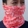 Andrew - Agent Field Of Roses Seamless Mask Bandana - Pink
