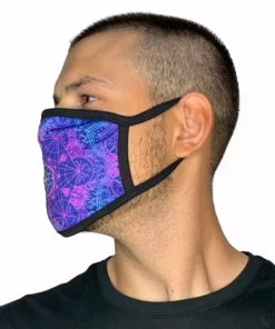 White Label Masks & Bandanas Flower Of Life Face Mask