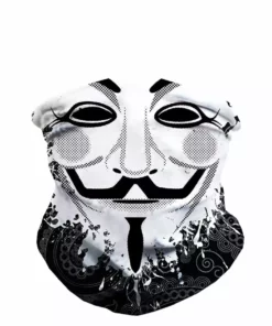 Kimtex Guy Fawkes Seamless Mask Bandana Masks & Bandanas