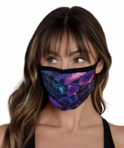 Lyte Couture Dazed Mushroom Face Mask Masks & Bandanas