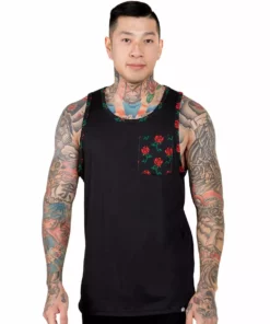 INTO THE AM Roses Pocket Tank T-Shirts & Tanks 10 INTO THE AM Roses Pocket Tank T-Shirts & Tanks