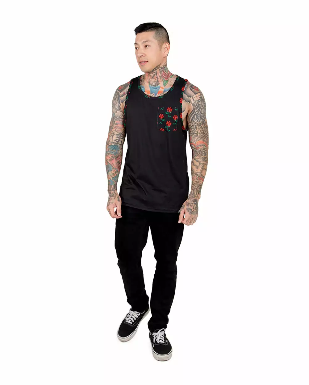 INTO THE AM Roses Pocket Tank T-Shirts & Tanks 6 INTO THE AM Roses Pocket Tank T-Shirts & Tanks