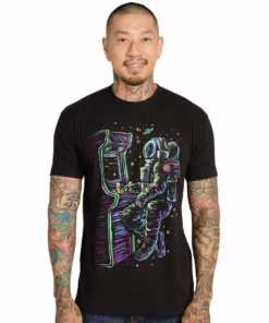 INTO THE AM Astro Arcade Glow-in-the-Dark Tee