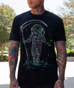 INTO THE AM Astroreaper Glow-in-the-Dark Tee T-Shirts & Tanks