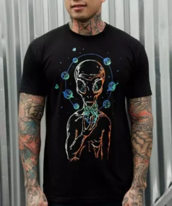 INTO THE AM Planetary Countdown Glow-in-the-Dark Tee