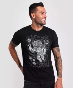 INTO THE AM Space Waves Glow-in-the-Dark Tee