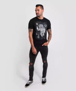 INTO THE AM Space Waves Glow-in-the-Dark Tee