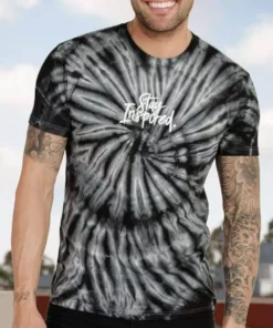 INTO THE AM T-Shirts & Tanks Stay Inspired Tie-Dye Script Tee