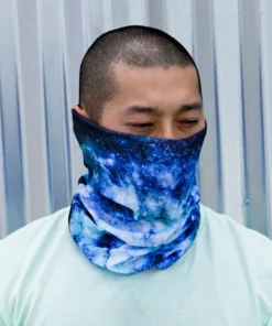 INTO THE AM Masks & Bandanas Nebula Skies Seamless Mask Bandana