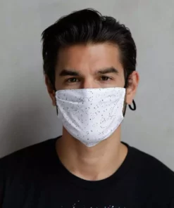 Fydelity Paint Splatter White Face Mask V2