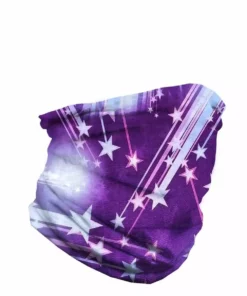 Kimtex Masks & Bandanas Purple Galaxy Seamless Mask Bandana