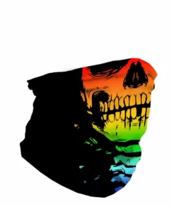J.S. Industry Corp Rainbow Skeleton Seamless Mask Bandana
