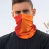INTO THE AM Red And Orange Seamless Mask Bandana Masks & Bandanas