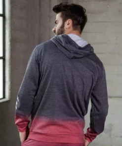 INTO THE AM Red Horizon Tie-Dye Hoodie Hoodies 11 INTO THE AM Red Horizon Tie-Dye Hoodie Hoodies