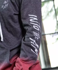 INTO THE AM Red Horizon Tie-Dye Hoodie Hoodies 10 INTO THE AM Red Horizon Tie-Dye Hoodie Hoodies