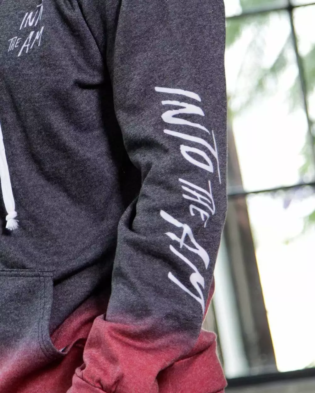 INTO THE AM Red Horizon Tie-Dye Hoodie Hoodies 6 INTO THE AM Red Horizon Tie-Dye Hoodie Hoodies