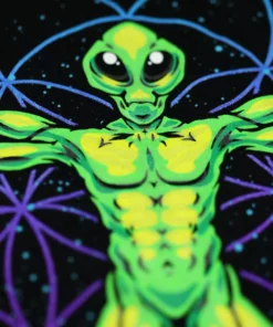 INTO THE AM Sacred Alien Glow-in-the-Dark Tee T-Shirts & Tanks
