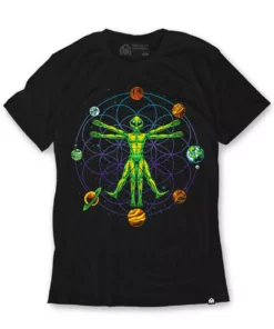 INTO THE AM Sacred Alien Glow-in-the-Dark Tee T-Shirts & Tanks