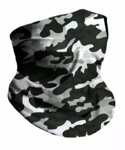J.S. Industry Corp Masks & Bandanas Black Camo Seamless Mask Bandana