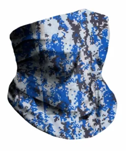 University Customs Digi Blue Camo Seamless Mask Bandana