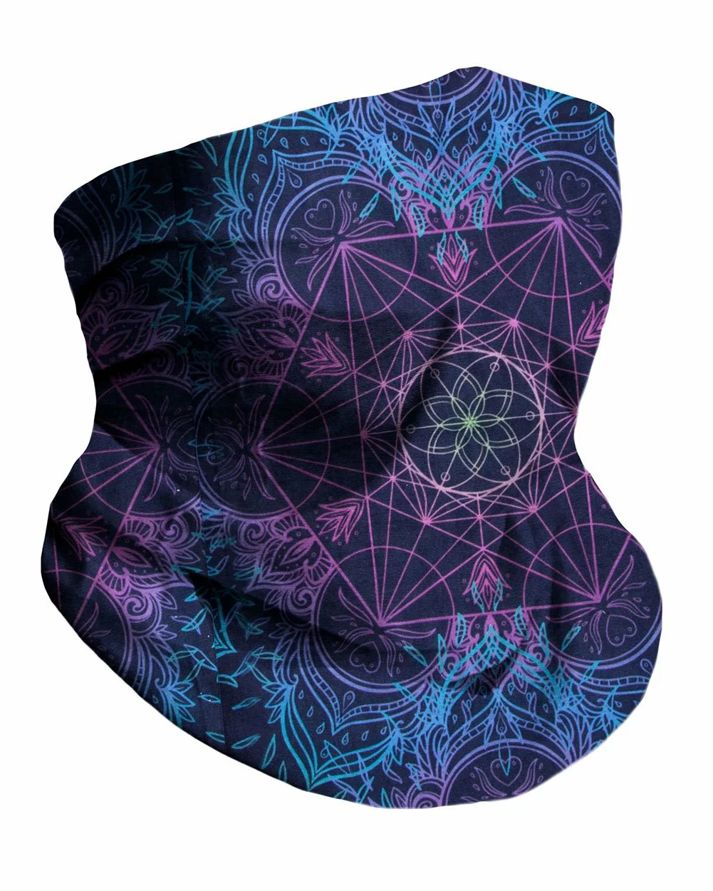 Kimtex Fractal Flower Seamless Mask Bandana 3 Kimtex Fractal Flower Seamless Mask Bandana