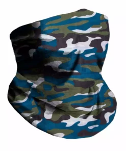 J.S. Industry Corp Blue Camo Seamless Mask Bandana Masks & Bandanas