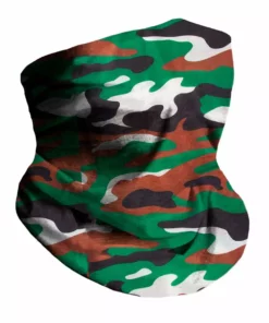 OhYes Green Camo Seamless Mask Bandana Masks & Bandanas