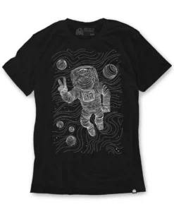 INTO THE AM Space Waves Glow-in-the-Dark Tee