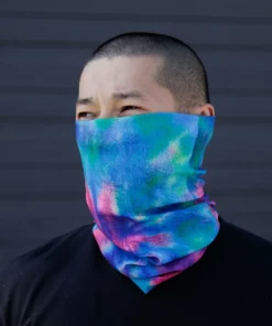 J.S. Industry Corp Spiral Tie-Dye Seamless Mask Bandana