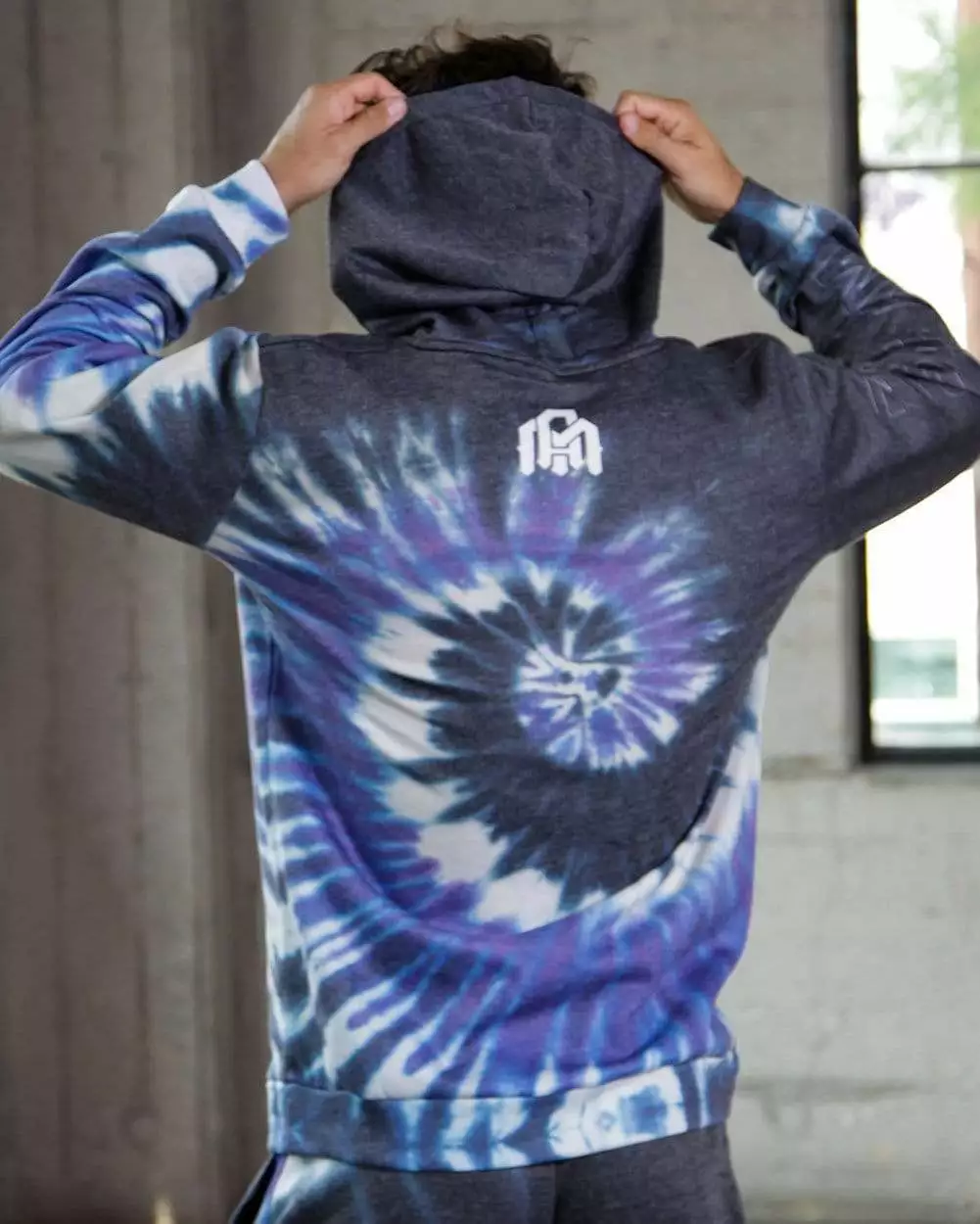 INTO THE AM Whirlpool Purple Tie-Dye Hoodie Hoodies 7 INTO THE AM Whirlpool Purple Tie-Dye Hoodie Hoodies