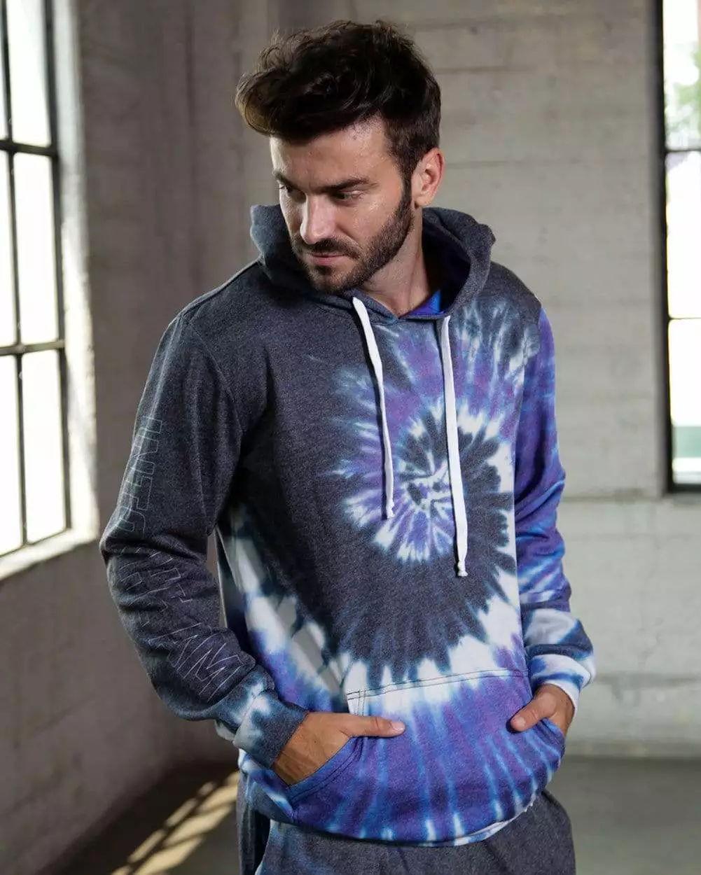 INTO THE AM Whirlpool Purple Tie-Dye Hoodie Hoodies 3 INTO THE AM Whirlpool Purple Tie-Dye Hoodie Hoodies